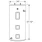 GE Appliances 50-Gallon Short Electric Water Heater in Gray, , large