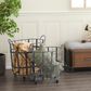 Maple and Jade Industrial Metal Storage Basket in Black (Set of 2), , large