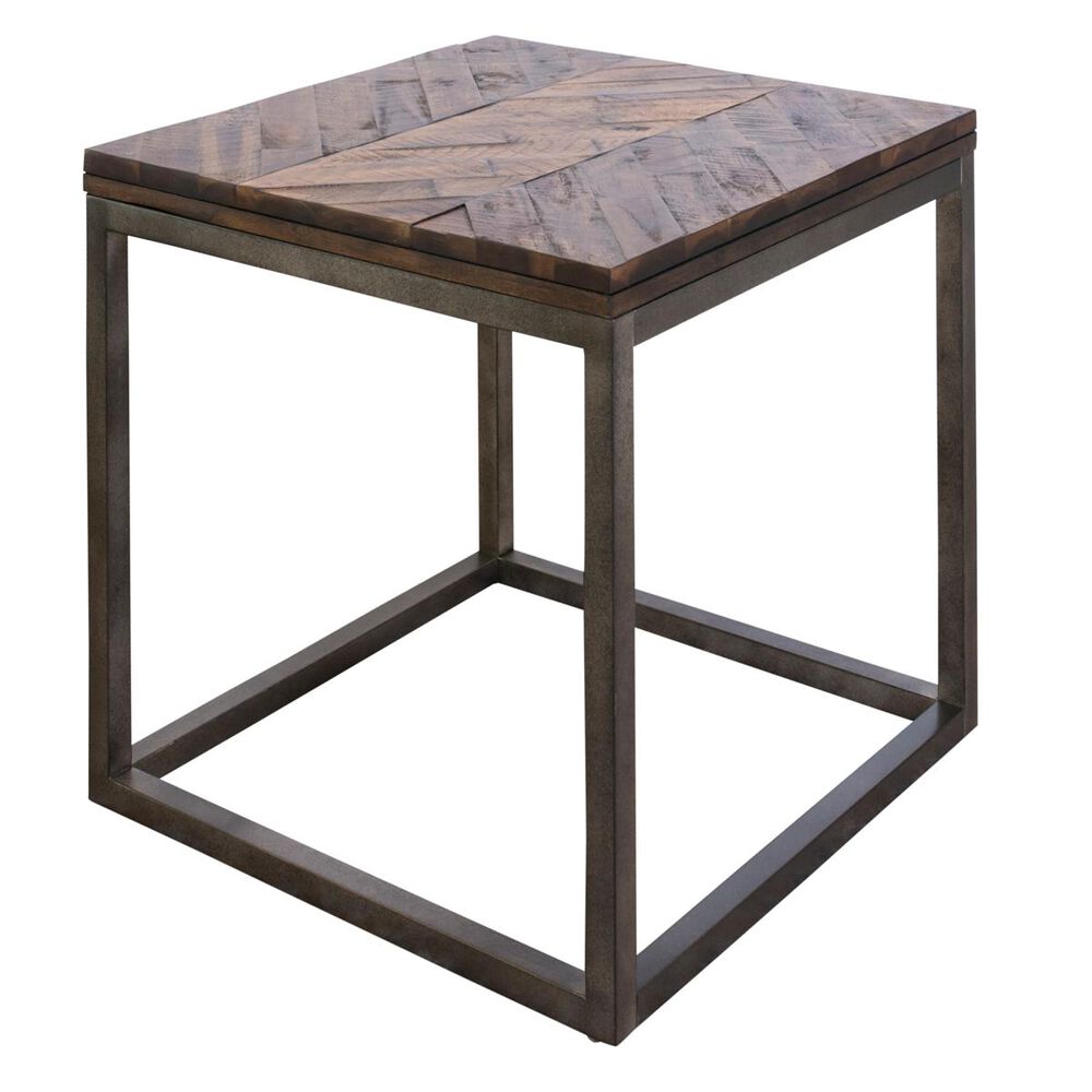 Crystal City Lorenza End Table in Honey, , large