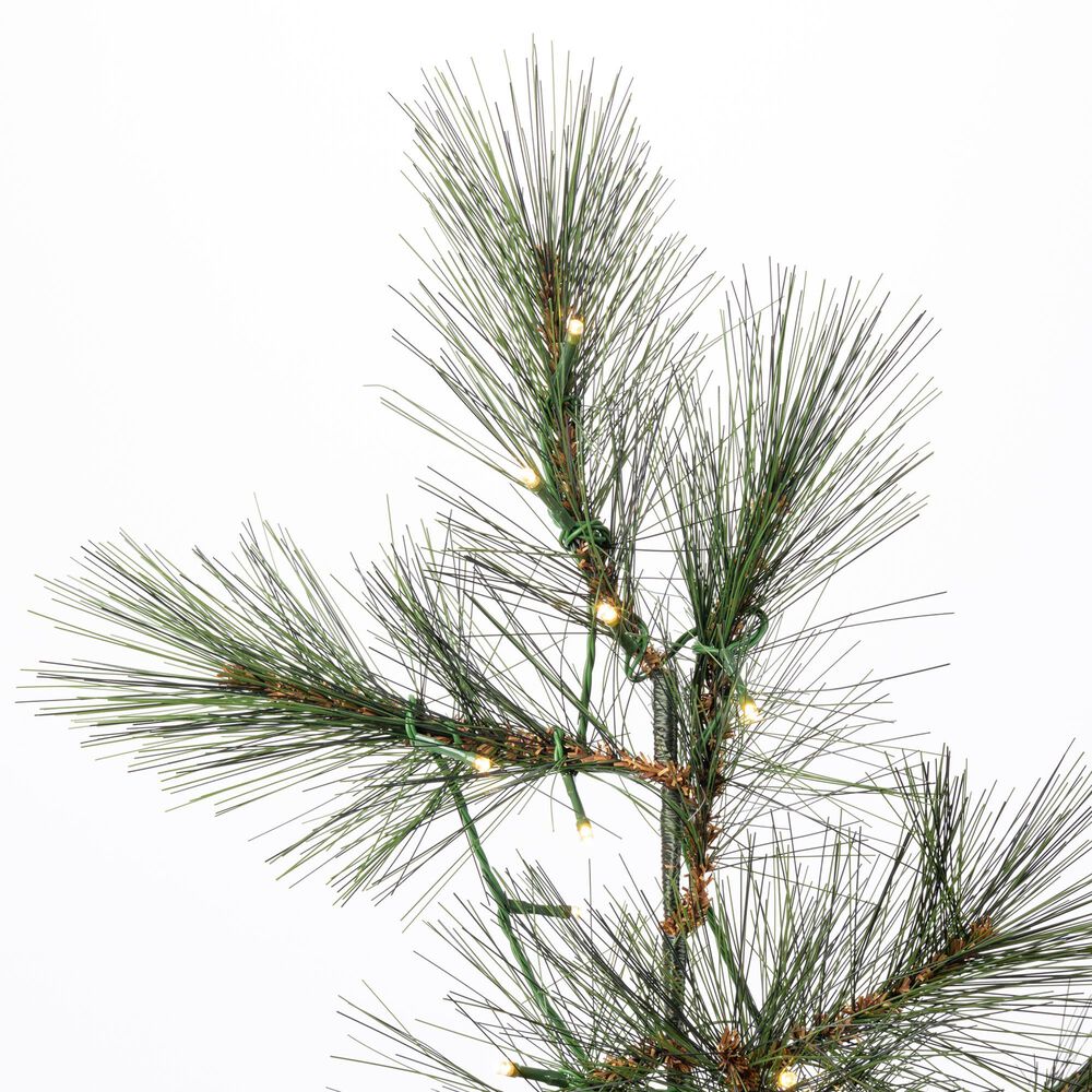 The Gerson Company 5&#39; Pre-Lit Artificial Christmas Tree in Green, , large