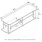 HOMLUX 43.3" Modern Entertainment Center TV Stand in Dark Walnut, , large
