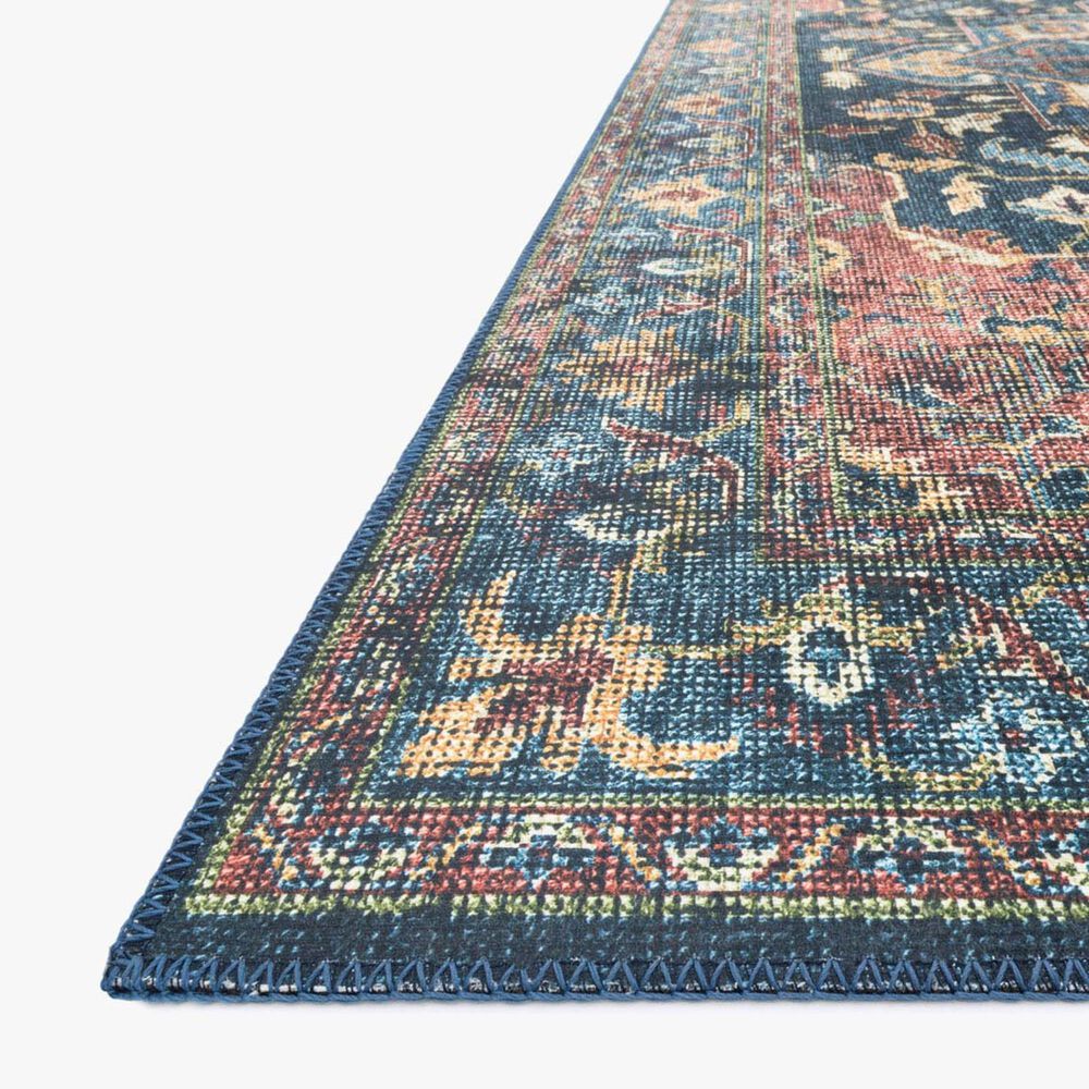 Loloi Skye 6&#39; x 9&#39; Denim and Brick Area Rug, , large