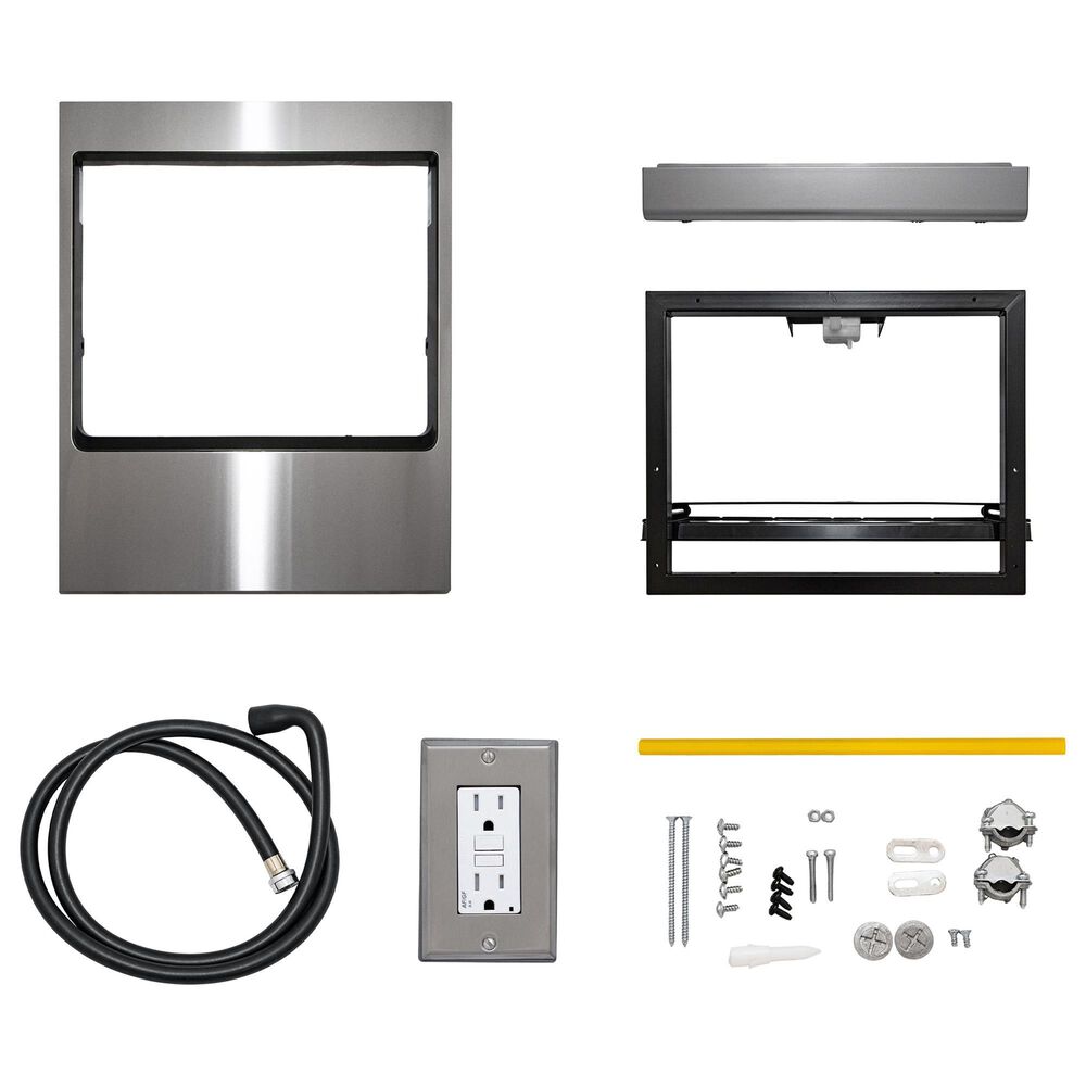 GE Profile Optional Under sink Trim Kit for Compact Dishwasher in Stainless Steel, , large
