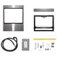 GE Profile Optional Under sink Trim Kit for Compact Dishwasher in Stainless Steel, , large