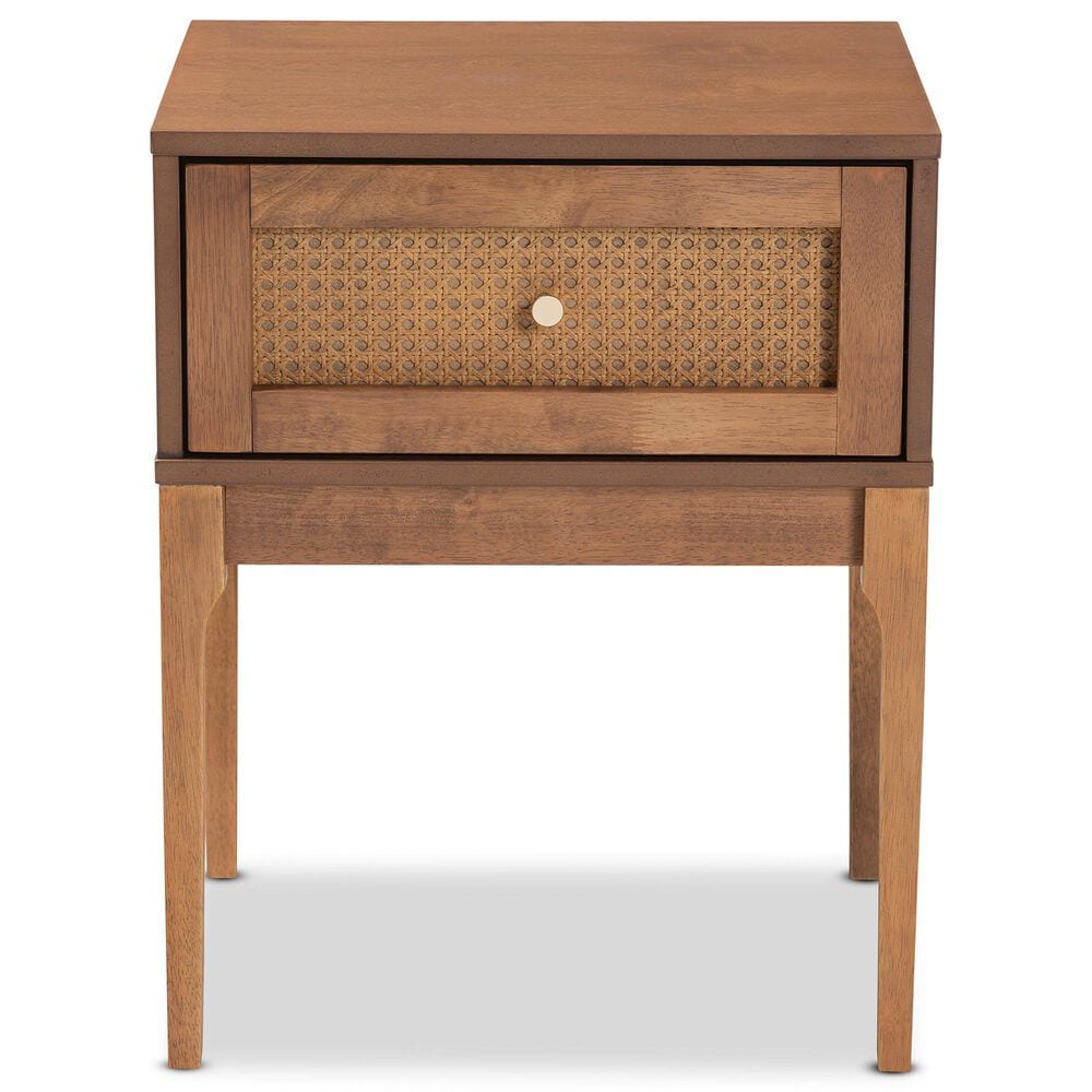 Baxton Studio Ramiel 1-Drawer Nightstand in Ash Walnut, , large