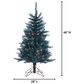 The Gerson Company 4" Pre-Lit Tuscany Tinsel Christmas Tree in Dark Blue, , large