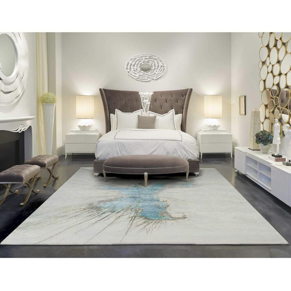 Nourison Strafire CGS24 8&#39; x 10&#39; Paloma and Grey Area Rug, , large
