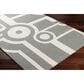 Surya Brook 2" x 3" Charcoal and Beige Area Rug, , large