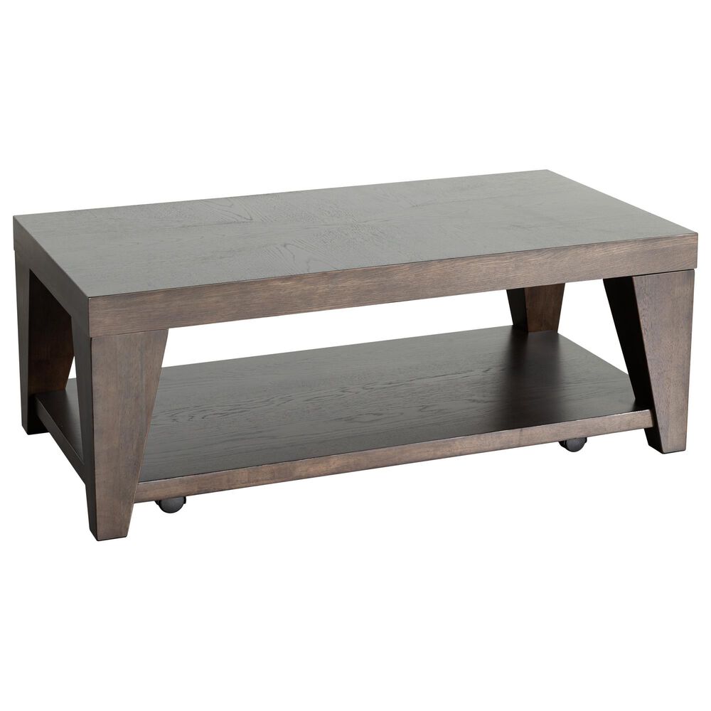 Waltham Laurel Creek Cocktail Table with Casters in Espresso, , large