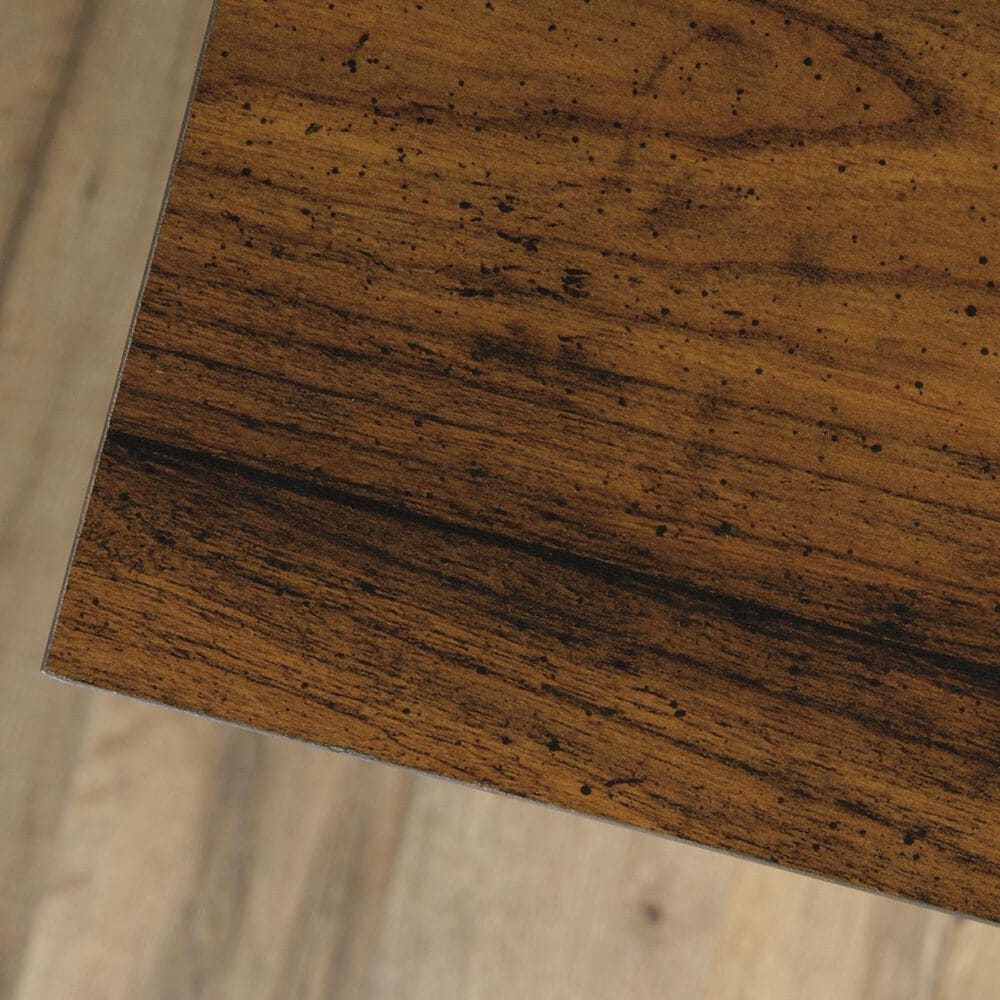 Sauder Carson Forge Computer Desk in Washington Cherry, , large