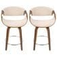 Lumisource Curvo Counter Stool in Cream (Set of 2), , large