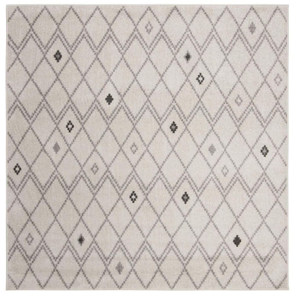 Safavieh Adirondack ADR132B-6SQ 6" Square Ivory and Grey Area Rug, , large
