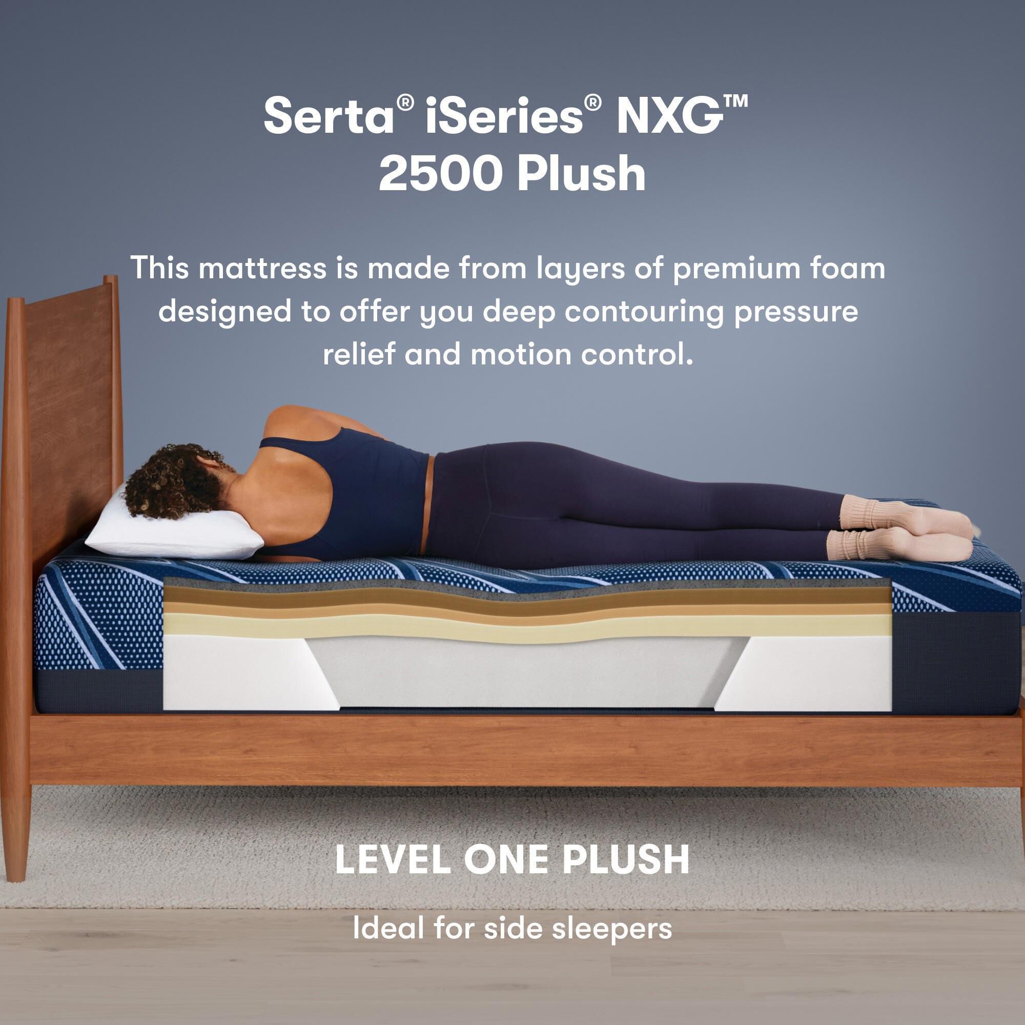Serta iSeries NXG 2500 Foam Plush California King Mattress