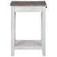 Ashley Adalane Accent Table in Distressed White and Gray, , large