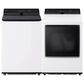 LG 5.5 Cu. Ft. Top Load Washer and 7.3 Cu. Ft. Electric Dryer with AI Sensing in Alpine White, , large