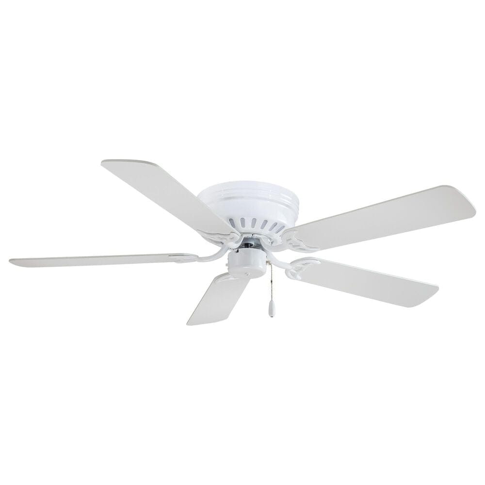 Minka-Aire Mesa 52" Flush Mount Ceiling Fan in White, , large