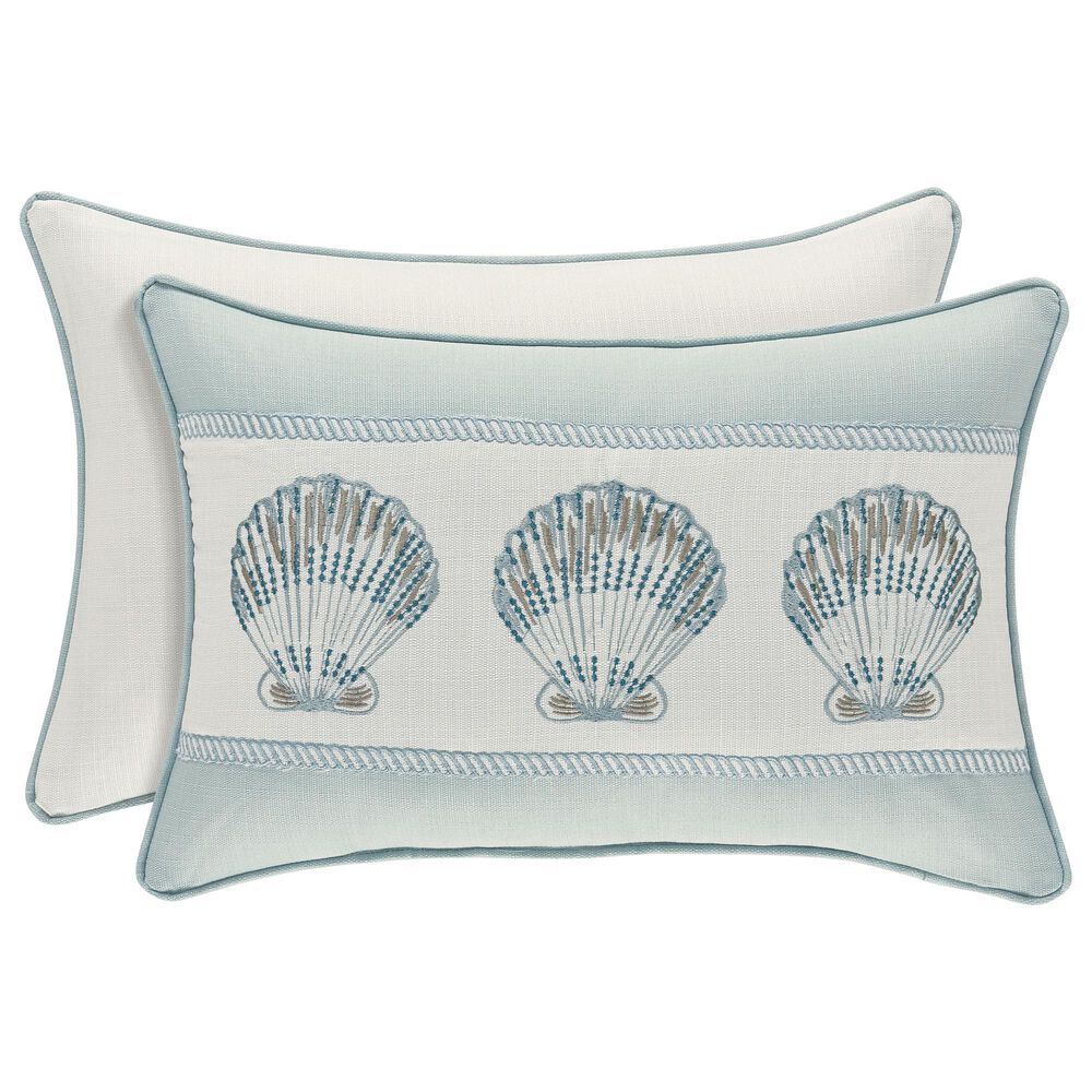 J. Queen New York Water"s Edge 13" x 19" Lumbar Pillow in Aqua, , large