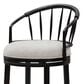 Armen Living Luther Counter Height Stool in Dark Brown, , large