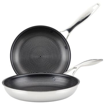 Circulon Cookware 8.5" and 10" Tri-Ply Clad Nonstick Frying Pan Set in Stainless Steel, , large