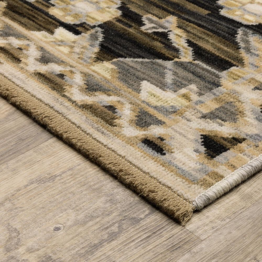 Oriental Weavers Acacia Brown and Grey 2&#39; x 3&#39; Area Rug, , large