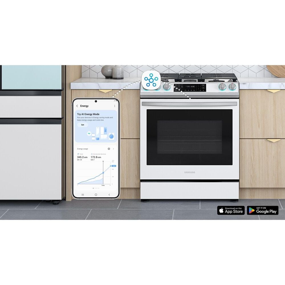 Samsung 6.3 Cu. Ft. Smart Freestanding Electric Range in Fingerprint Resistant Stainless Steel, , large