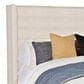 CENTURY Details Case King Upholstered Wingback Bed in Charbrown, , large