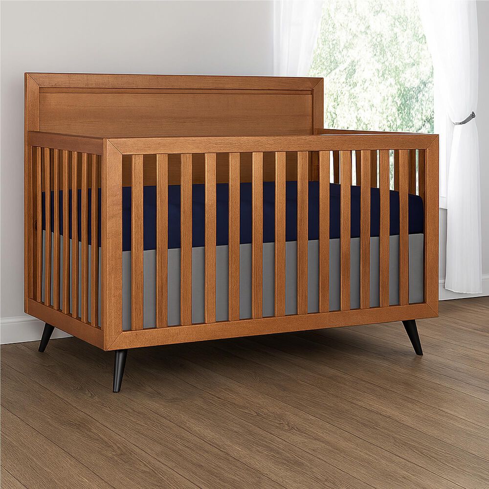 Evolur Stilnovo Convertible Crib in Sugar Cane, , large