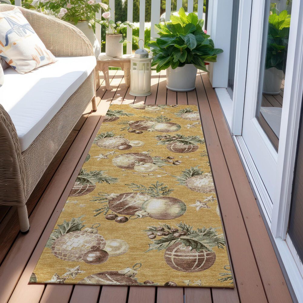 Dalyn Rug Company Wonderland WN36 Gold 2&#39;3&quot; x 7&#39;6&quot; Runner, , large