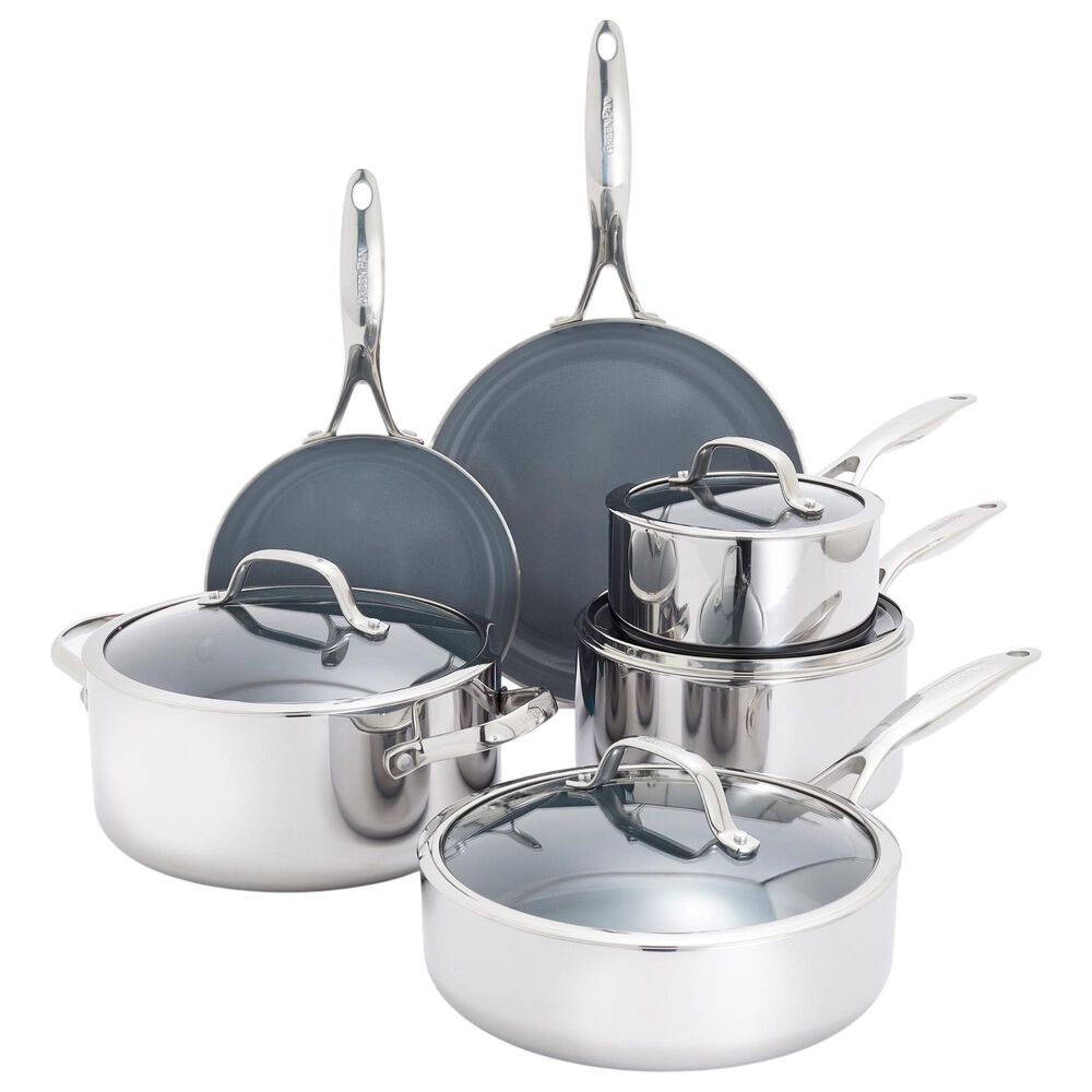 Green Pan Valencia Pro 11-Piece Cookware Set in Stainless Steel, , large
