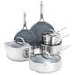 Green Pan Valencia Pro 11-Piece Cookware Set in Stainless Steel, , large