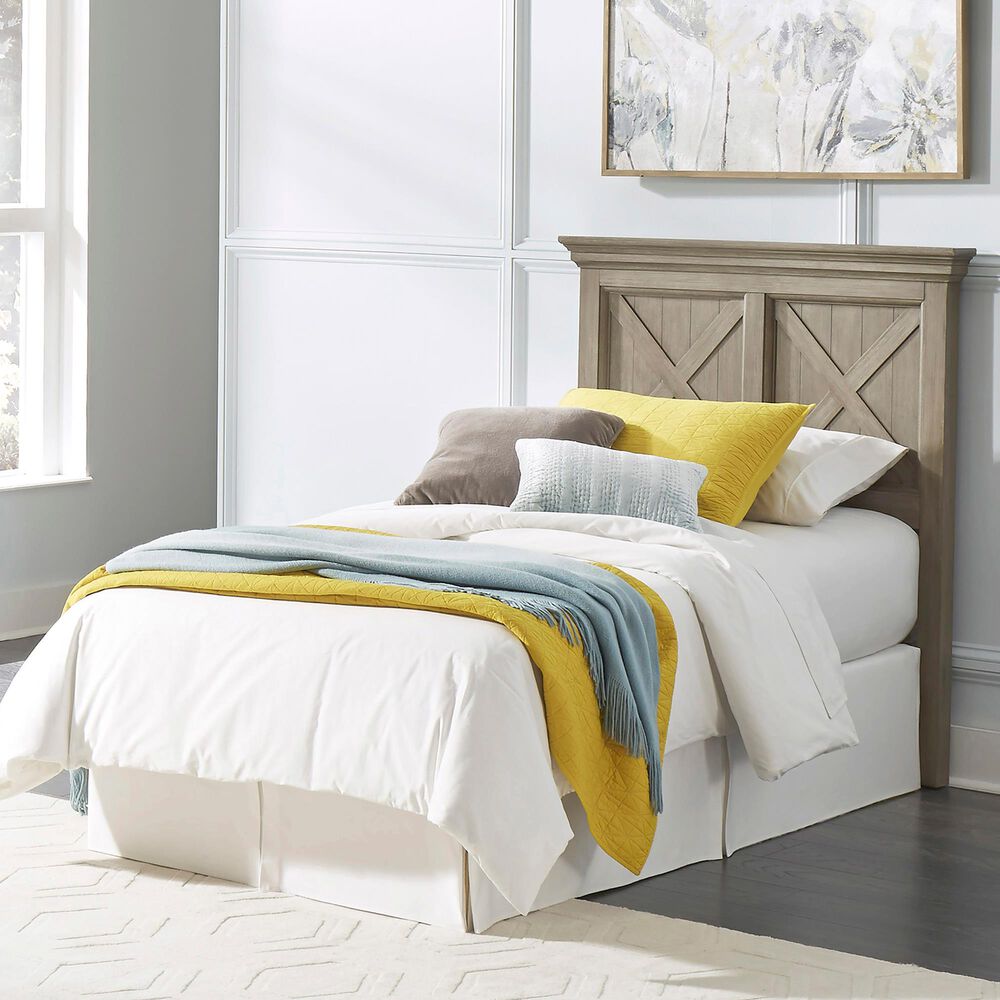 Homestyles Mountain Lodge Twin Headboard in Gray, , large