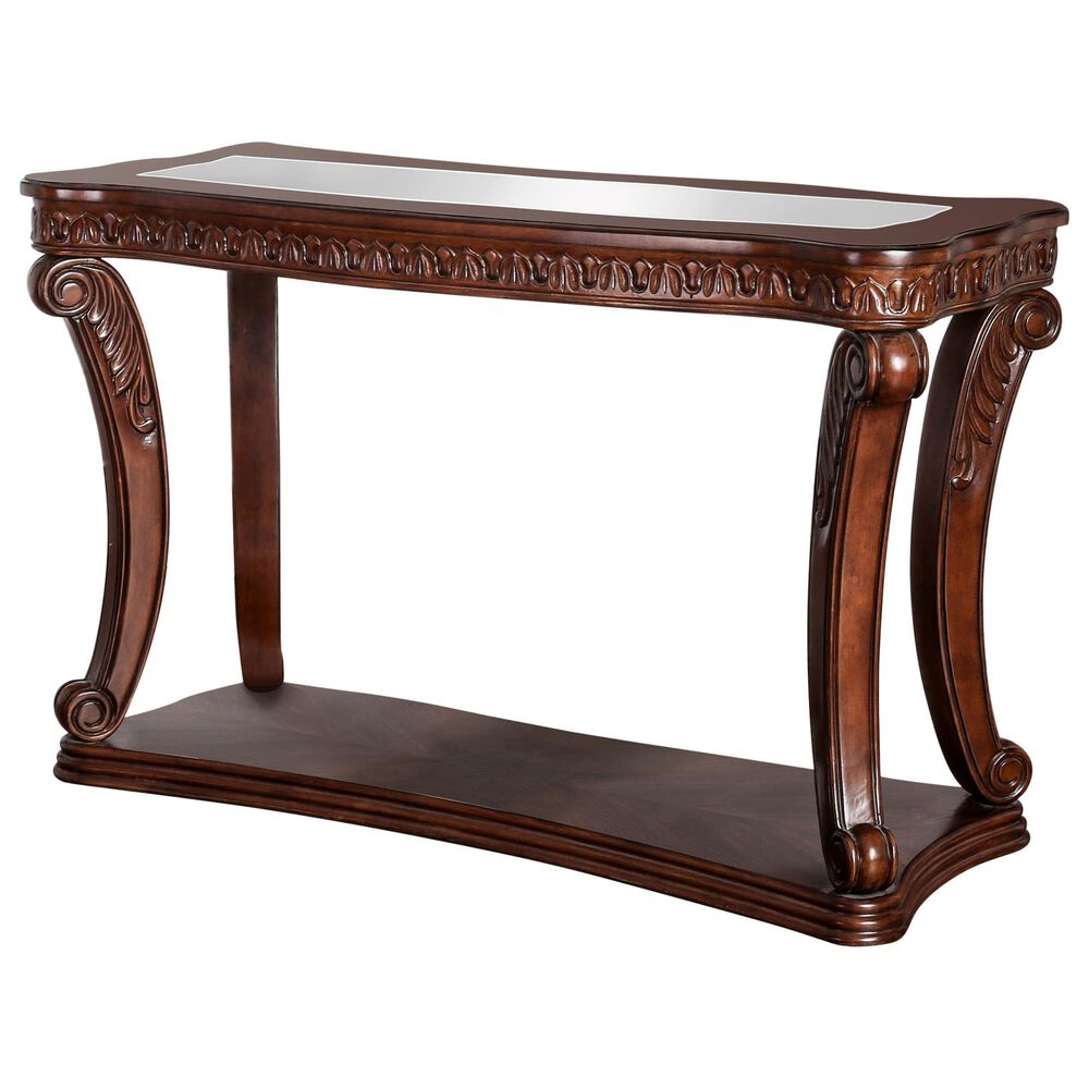 Furniture of America Hurtado Sofa Table in Dark Oak, , large