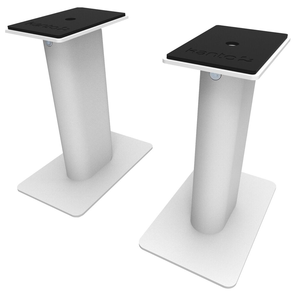 Kanto 9" Universal Desktop Speaker Stand with Cable Management in White (Set of 2), , large