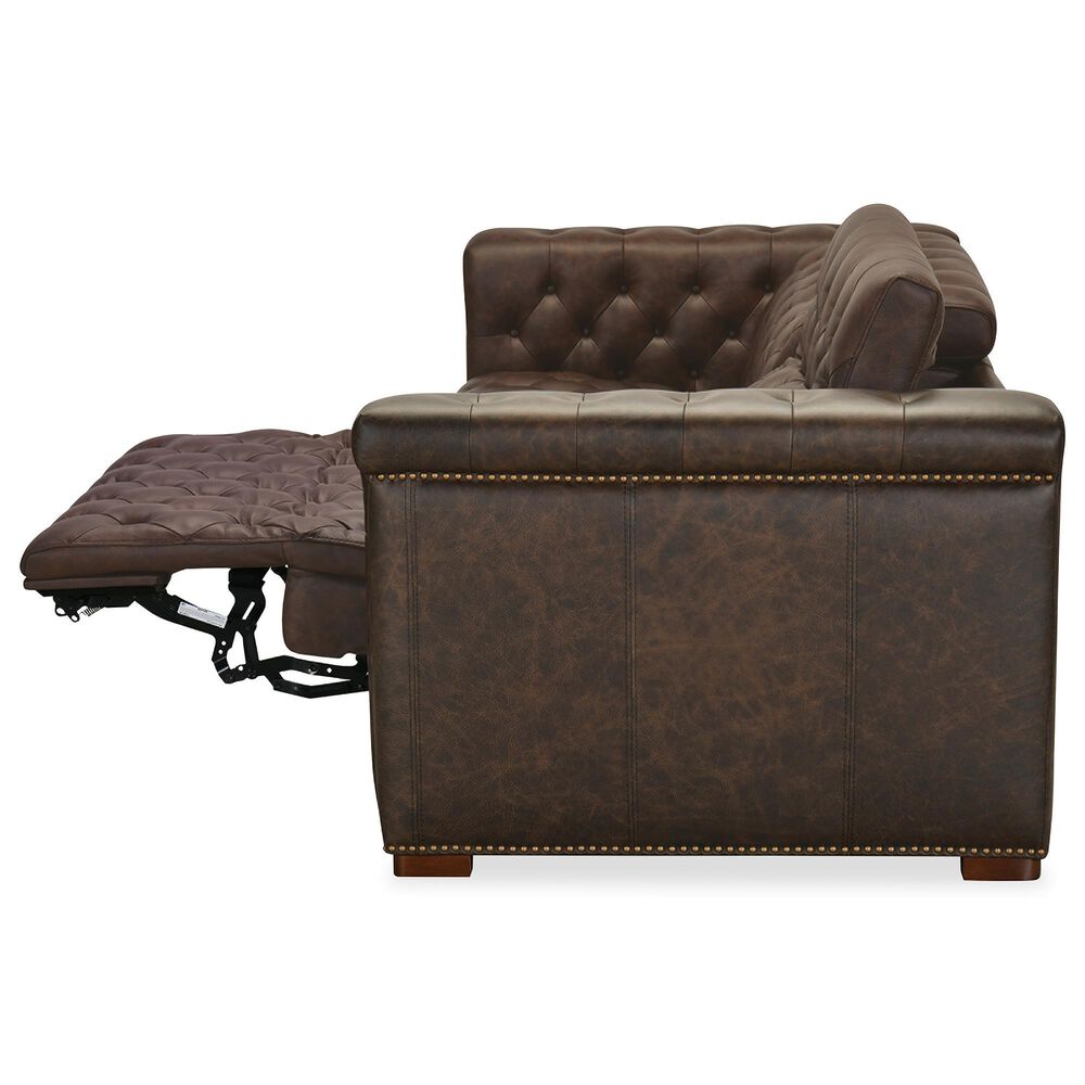 Hooker Furniture Savion Deux Power Reclining Sofa with Power Headrests in West Saddlewood, , large