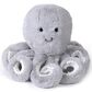Lambs and Ivy Ocean Blue Plush Gray Octopus Stuffed Animal in Gray, , large