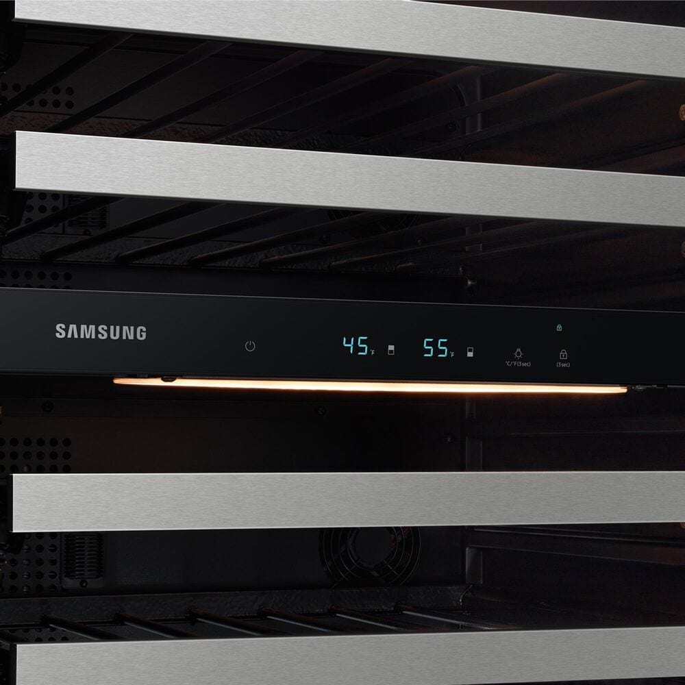 Samsung 51-Bottle Capacity Wine Cooler in Stainless Steel, , large