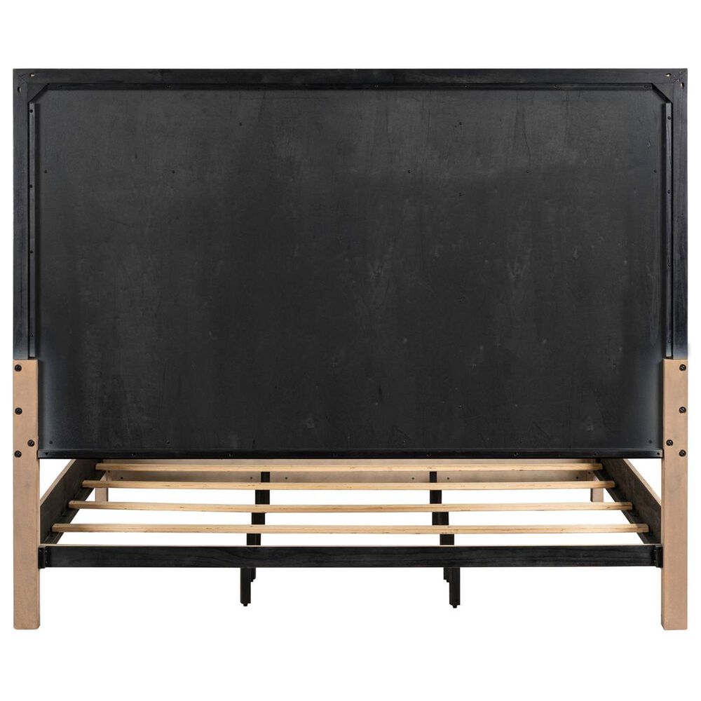 Belle Furnishings Proximity Place King Panel Bed in Barley Buff, , large