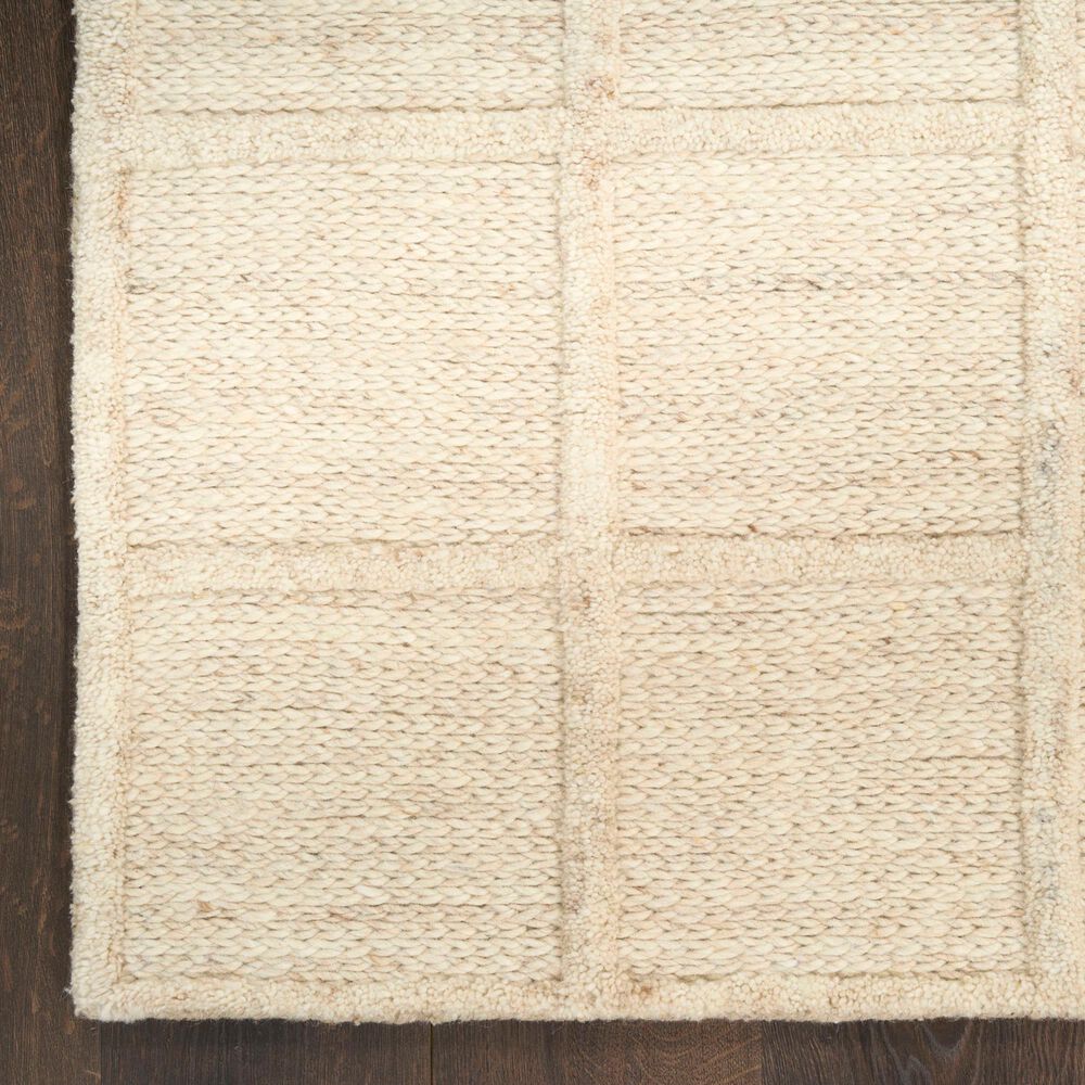 Nourison Pure Framework Sand 9'6" x 13'6" Area Rug, , large