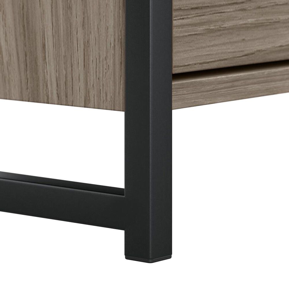 Bush Atria 6-Drawer Dresser in Modern Hickory and Black, , large