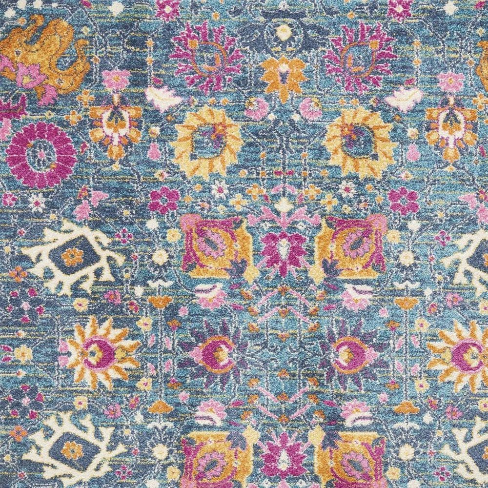 Nourison Passion PSN01 2&#39;2&quot; x 7&#39;6&quot; Denim Runner, , large