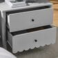 Modway Emmeline Scalloped 2 Drawer Nightstand in Light Gray, , large