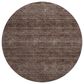 Dalyn Rug Company Soft Essentials Solid Fudge 8" Round Indoor/Outdoor Area Rug, , large