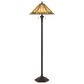 Cal Lighting 60" Tiffany Floor Lamp in Matt Black, , large