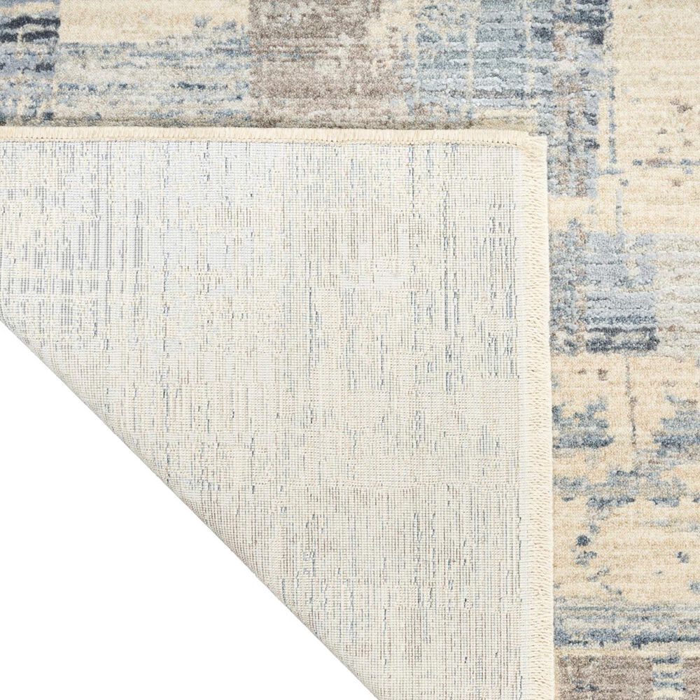 Nourison Drift Blue and Beige 7'10" x 10'2" Area Rug, , large