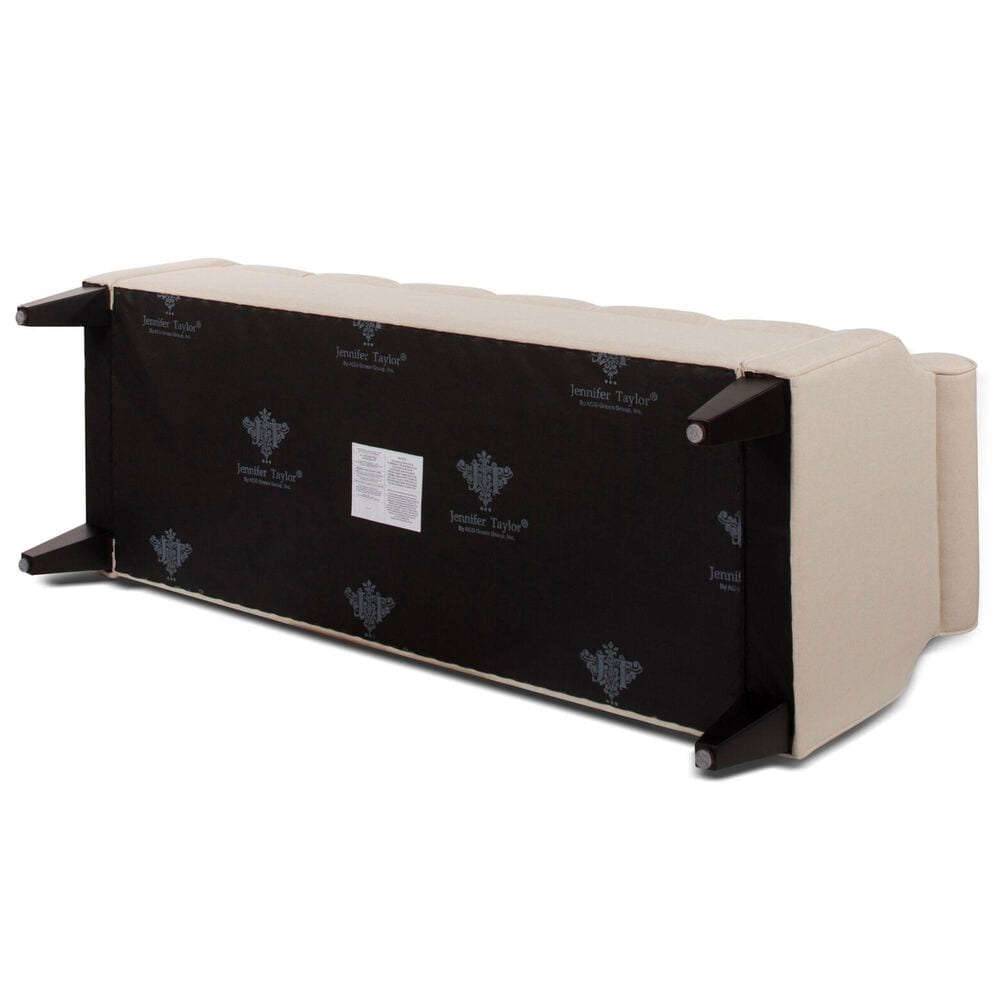 Jennifer Taylor Home Jacqueline Tufted Roll Arm Storage Bench in Sky Neutral, , large