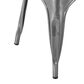 Lumisource Oregon Stackable Dining Chair in Brushed Silver/Brushed Silver (Set of 2), , large