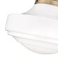 Golden Lighting Ingalls Large Pendant with Vintage Milk Glass in Modern Brass, , large