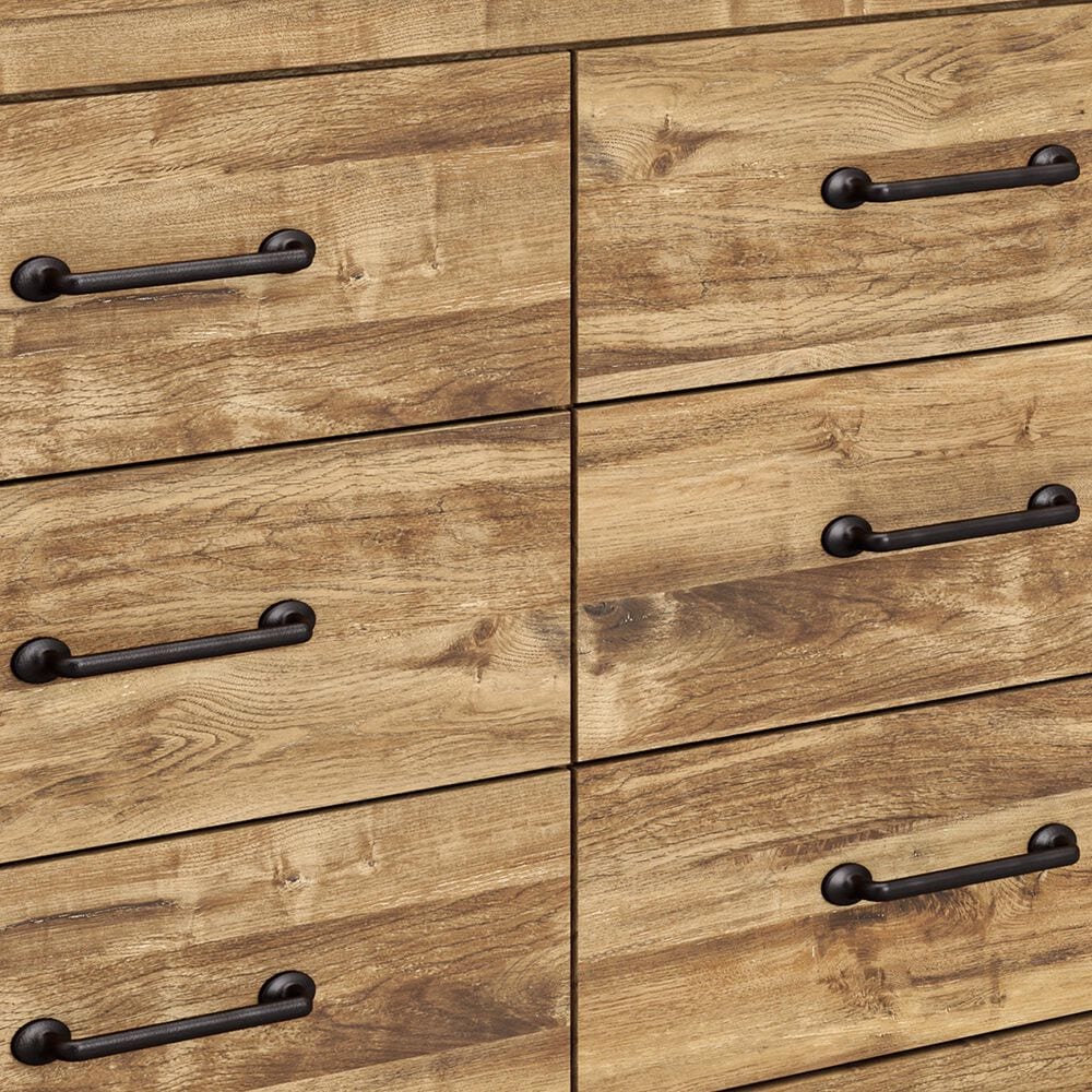 Ashley Maystonna 6-Drawer Dresser in Brown, , large