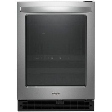 Whirlpool 5.2 Cu. Ft. 25" Wide Undercounter Beverage Center in Stainless Steel, , large