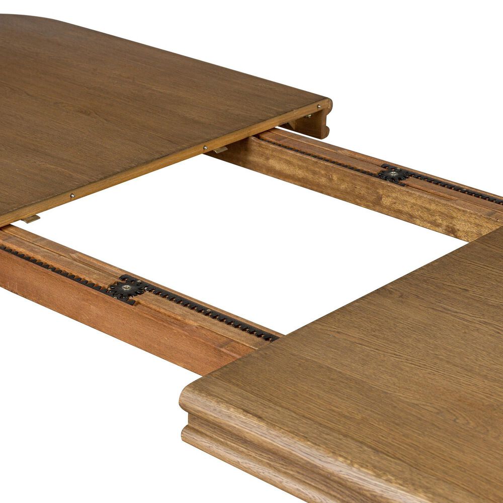 Four Hands Florent Extension Dining Table in Amber - Table Only, , large